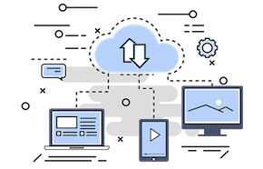Cloud storage used by multiple devices