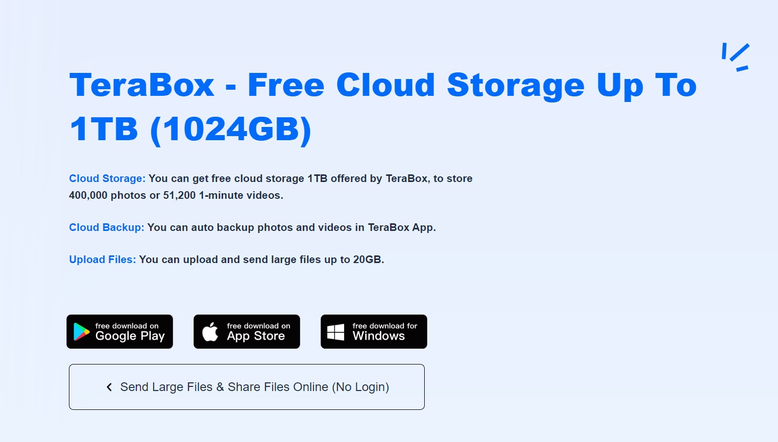 03 TeraBox free cloud storage 1tb