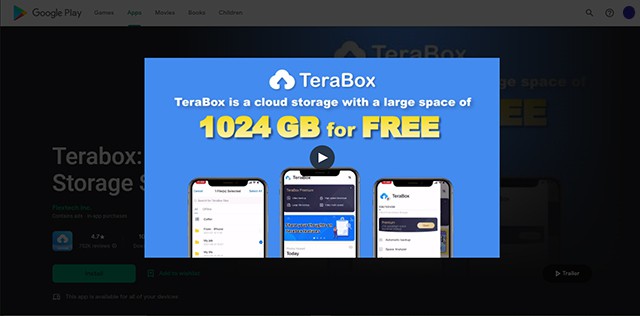03 TeraBox google play