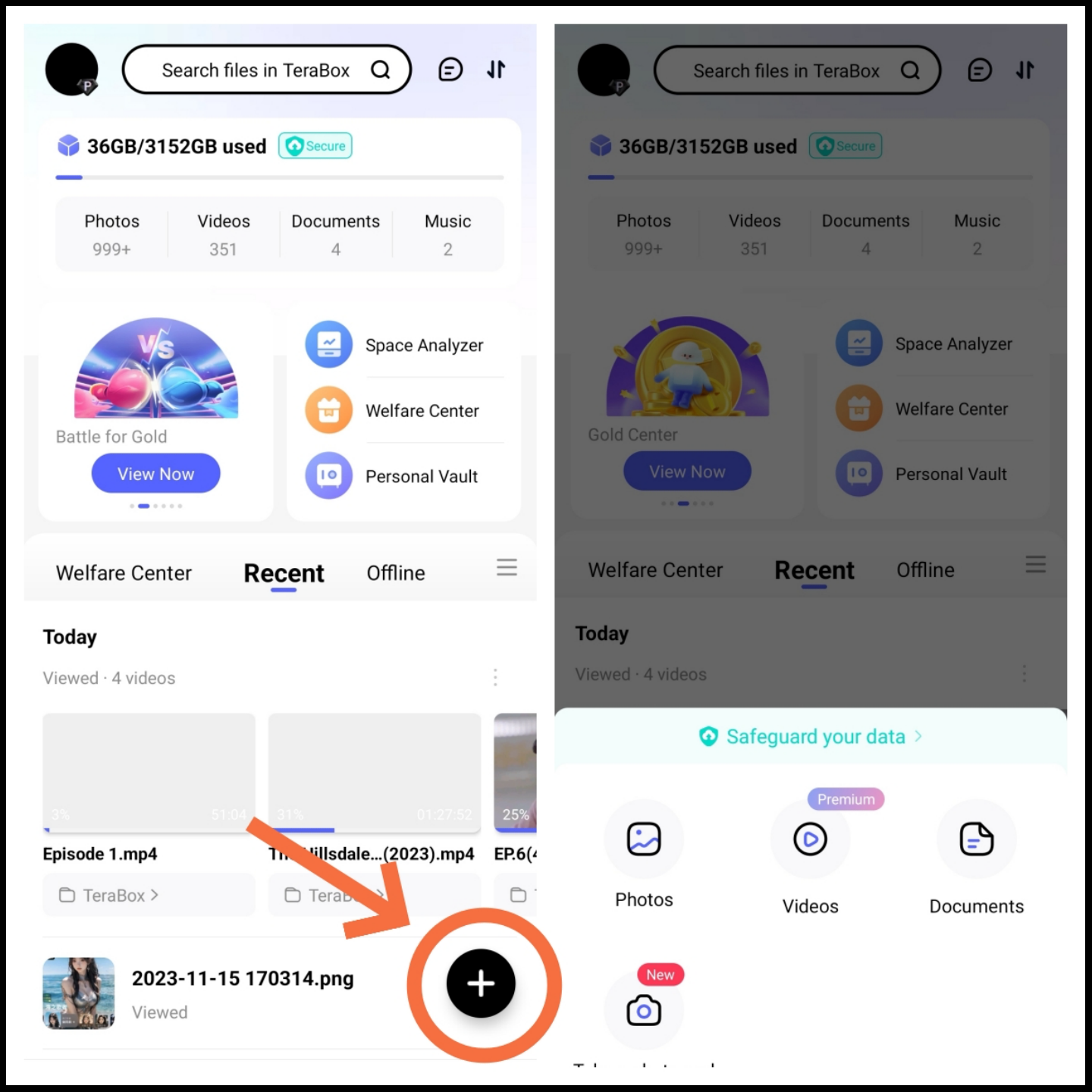 Start Your Backup with TeraBox