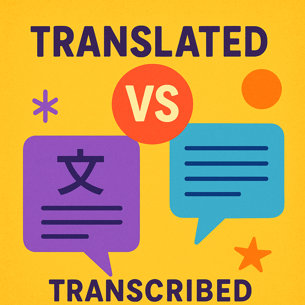 Translated Vs Transcribed: Essential Tips For Choosing The Best ...