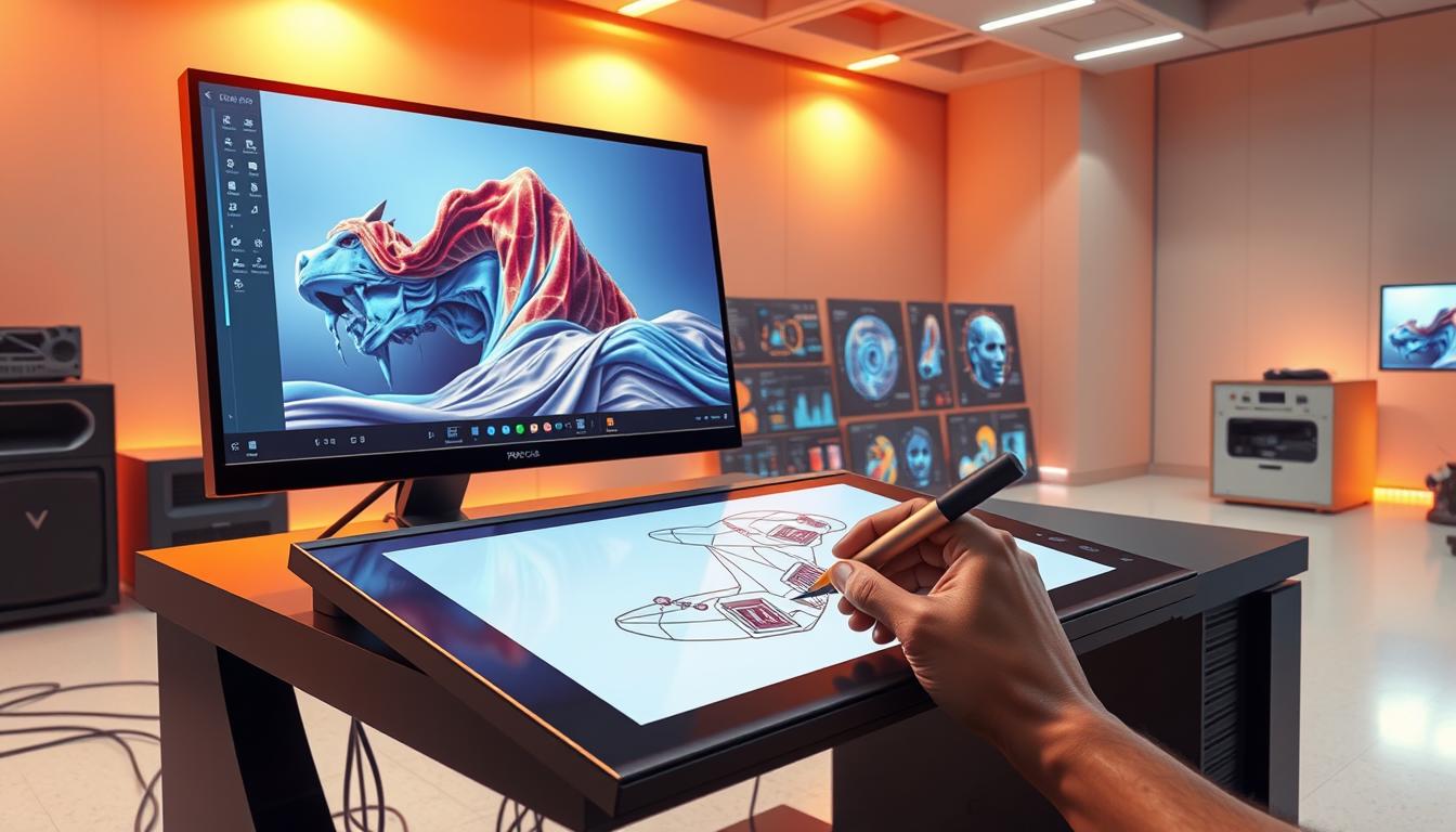 Definition of AI image generator