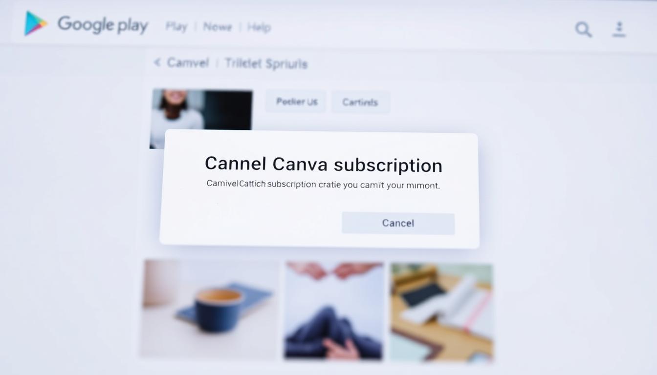 Google Play Canva cancellation