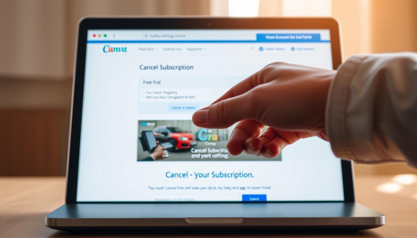 cancel Canva free trial