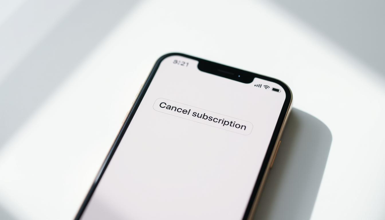 cancel Canva on iPhone