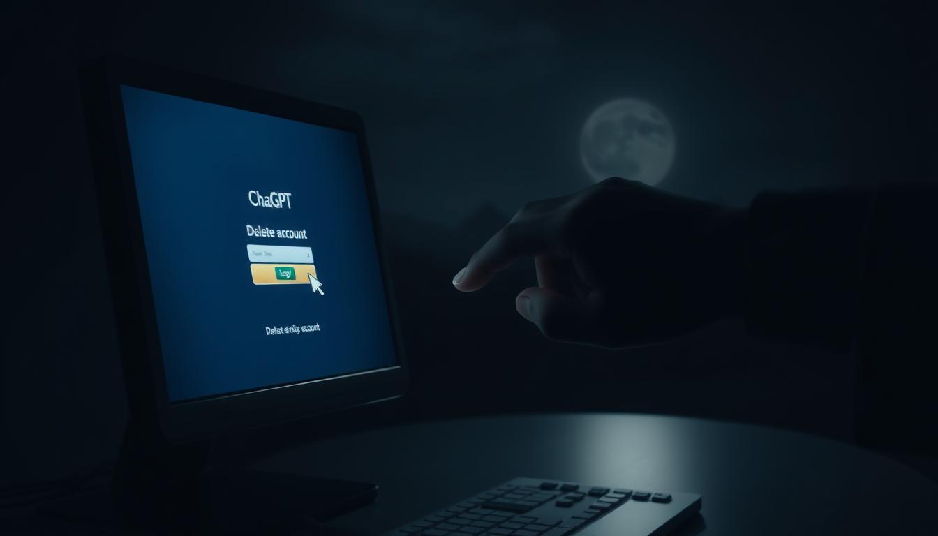 delete ChatGPT account