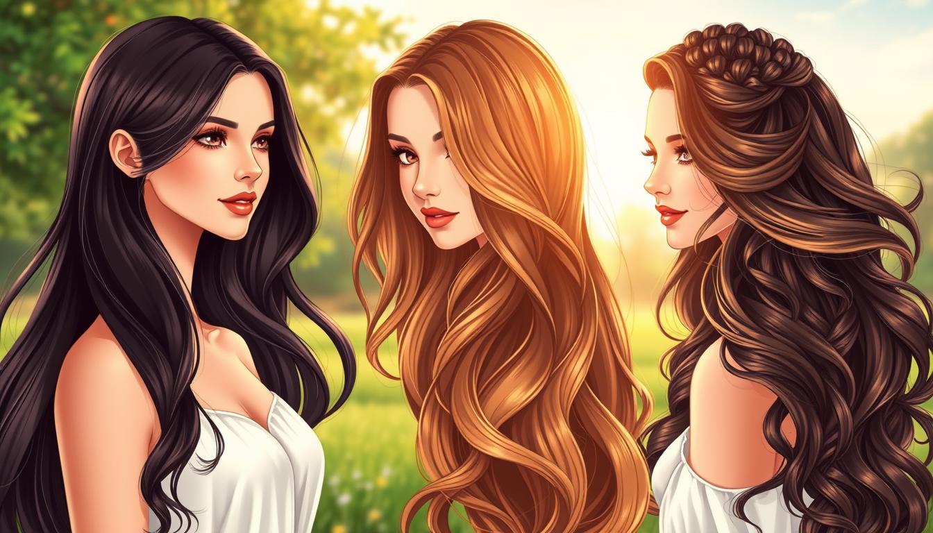 long hair styles for women