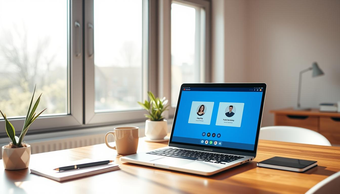 setting up virtual meetings