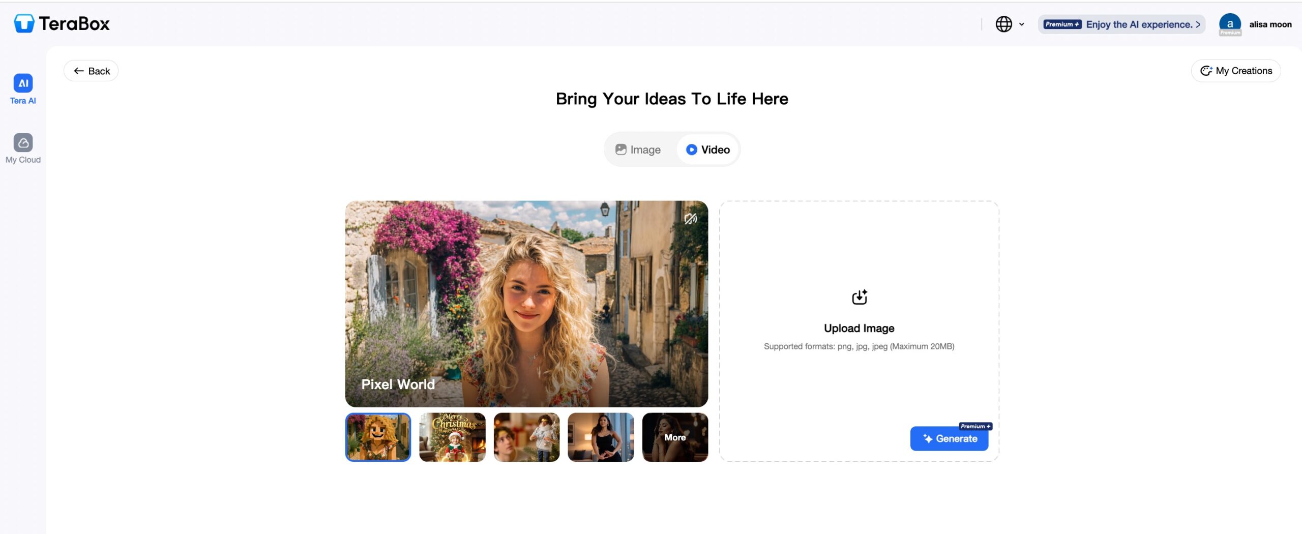 How to Use TeraBox AI Video Generation-Step 1-2