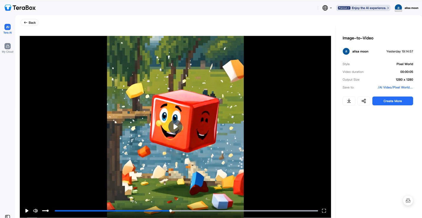 How to Use TeraBox AI Video Generation-Step 3-1