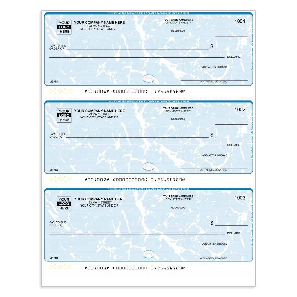 Check Formats and Templates