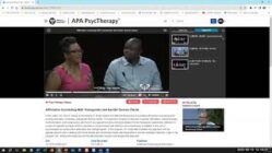 APA PsycTherapy: Clinical Video Training and Guide