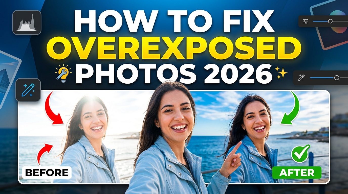 How to Fix Overexposed Photos: 4 Methods That Actually Work (2026)