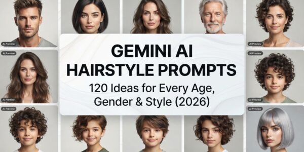 Gemini AI Hairstyle Prompts: 120 Ideas for Every Age, Gender & Style (2026)