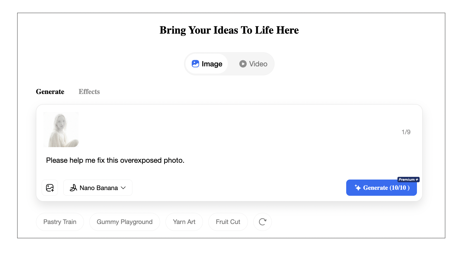 How to Fix Overexposed Photos: 4 Methods That Actually Work (2026) 10 Fix Overexposed Photos with TeraBox - step 01