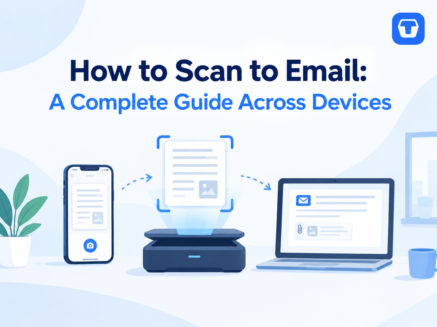 How to Scan to Email: A Complete Guide Across Devices 8 Banner showing how to scan documents and send them by email across devices.